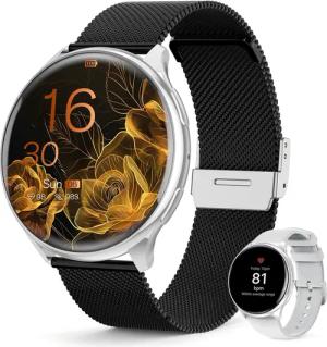 Loekneue Damen's Telefonfunktion IP68 Wasserdichter Fitness-Tracker
