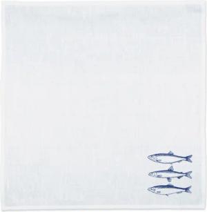 Bow & Hummingbird Stoffserviette maritime Halbleinen-Serviette