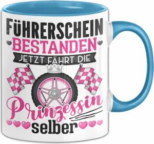 Trendation Tasse Führerschein Bestanden Geschenk Tasse