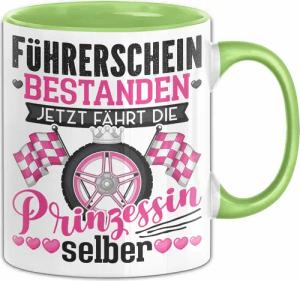 Trendation Tasse Führerschein Bestanden Geschenk Tasse