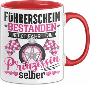 Trendation Tasse Führerschein Bestanden Geschenk Tasse
