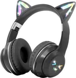 FOSMET Bluetooth Kopfhörer,RGB-LED-Leuchten,Bluetooth 5.1,HiFi Sound,Faltbare Over-Ear-Kopfhörer