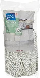 flink & sauber Wischmopp-Ersatzkopf Polyester 60 °C waschbar, 1 St.