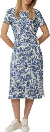 s.Oliver Jerseykleid Sommerkleid mit Knoten-Detail