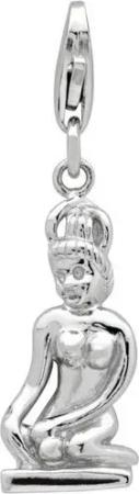 Unique Charm-Einhänger Unique 925 Silber Sternzeichen Charm Jungfrau CH0582