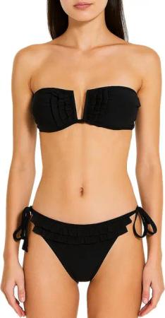 dy_mode Bandeau-Bikini Verspielter Bandeau-Bikini in Unifarbe