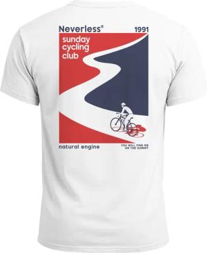 Neverless Print-Shirt Herren T-Shirt Backprint Fahrrad