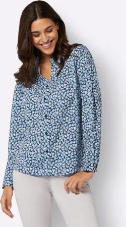 Sieh an! Klassische Bluse Langarm-Bluse