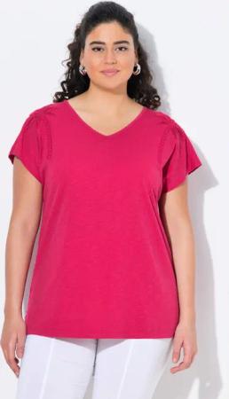 Ulla Popken T-Shirt T-Shirt Palmen Oversized