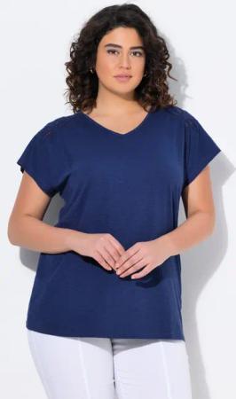 Ulla Popken T-Shirt T-Shirt Palmen Oversized