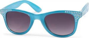 styleBREAKER Wayfarer Mädchen Nerd Sonnenbrille mit