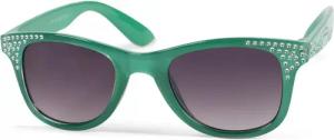 styleBREAKER Wayfarer Mädchen Nerd Sonnenbrille mit