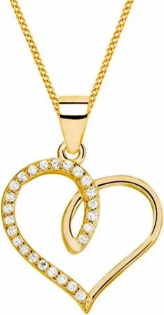 Goldene Hufeisen Goldkette Halskette Gold Herz