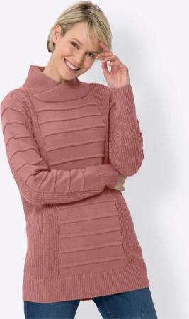 Sieh an! Strickpullover Longpullover