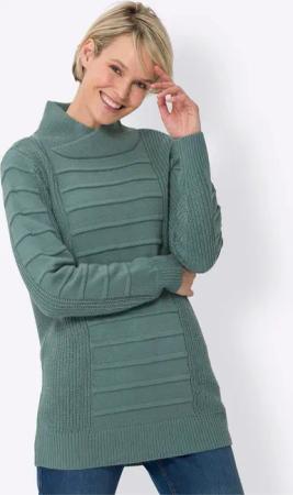 Sieh an! Strickpullover Longpullover