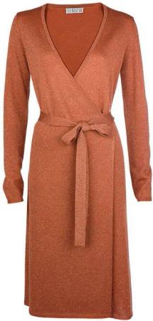 Brigitte von Boch Wickelkleid Texonia Strick-Wickelkleid