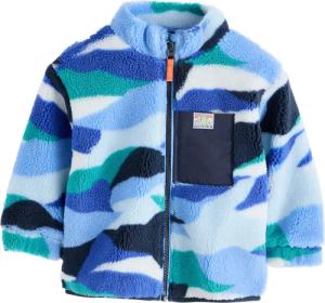Next Fleecejacke Gemusterte Fleecejacke mit Reißverschluss