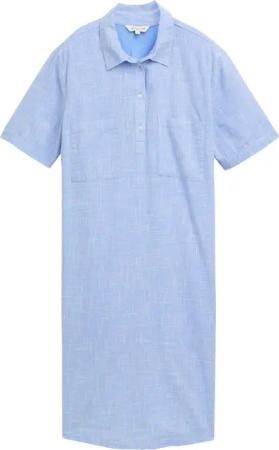 TOM TAILOR Midikleid dress with slub