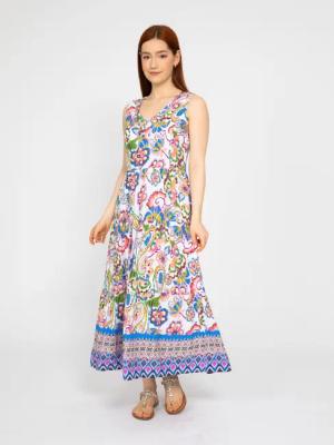 VICCI Germany A-Linien-Kleid (1-tlg) mit mehrfarbigem