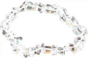 Steinfixx® Armband Bergkristall Splitterarmband - Edelstein