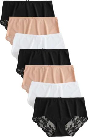 Next Midislip Nahtlose Slips mit Spitze