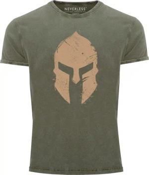 Neverless Print-Shirt Herren Vintage Shirt Print