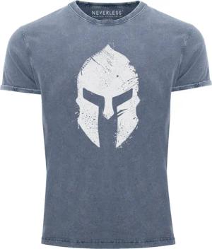 Neverless Print-Shirt Herren Vintage Shirt Print