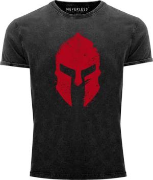 Neverless Print-Shirt Herren Vintage Shirt Print