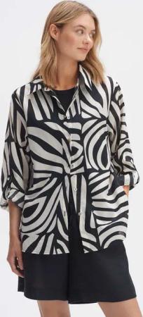 OPUS Hemdbluse Fumine oasis
