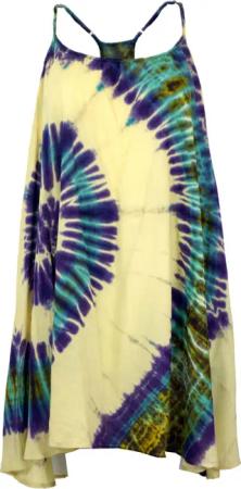 Guru-Shop Midikleid Batik Minikleid, Tunika Hippie