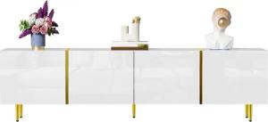 Merax Lowboard hochglanz TV-Schrank mit 4