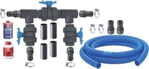 Aquaforte Pool-Wärmepumpe Montageset für Wärmepumpen Bypass