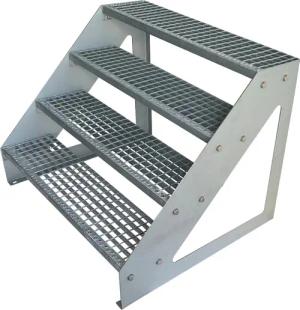 Kaminbau Mierzwa Außentreppe Premium Treppe Verzinkt