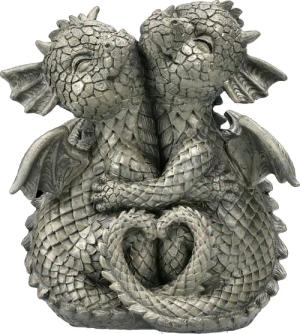 Figuren Shop GmbH Gartenfigur Gartenfigur Drachen