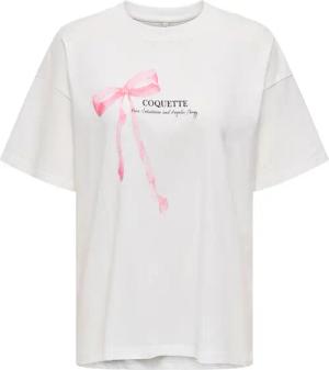 ONLY T-Shirt Vivvi 15346761 Weiß Regular Fit