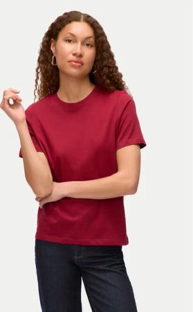 Vero Moda T-Shirt Paulina 10316991 Rot Regular Fit
