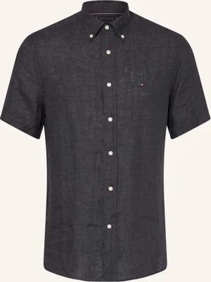 TOMMY HILFIGER Kurzarm-Hemd Regular Fit aus Leinen