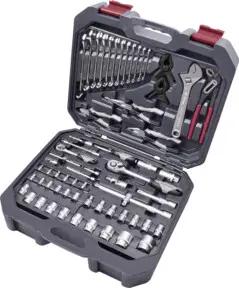 Kraftwerk Werkzeugkoffer, Basic, 1/4"+1/2", 266-tlg.