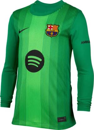 FC Barcelona Kinder Torwarttrikot mit langen Ärmeln 2025/26