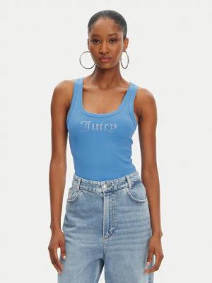 Juicy Couture Top Racer JCWLV125305 Blau Slim Fit