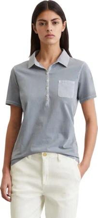 Marc O'Polo Poloshirt mit Material-Mix-Details