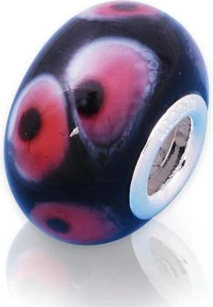 Unique Bead Unique Bead aus Glas mit 925 Silber Fassung BG0162