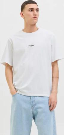 Jack & Jones Print-Shirt "JORTAVIRA POSTER TEE SS CREW NECK", mit Backprint