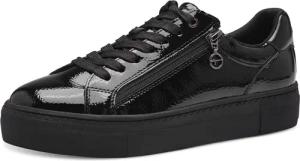 Tamaris Plateausneaker, Freizeitschuh, Halbschuh, Schnürschuh mit T-Logoanhänger, vegan