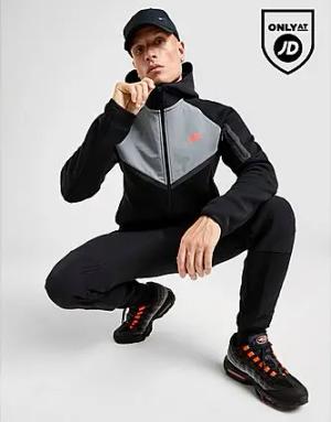Nike Tech Mix Full Zip Hoodie - Herren, Schwarz
