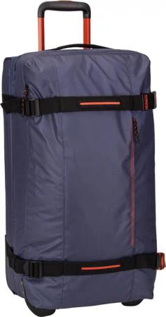 American Tourister Urban Track Duffle M in Navy (84 Liter), Reisetasche mit Rollen