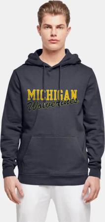 Merchcode Michigan Wolverines - Script Basic Hoody