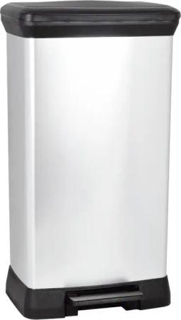 Curver Mülleimer Curver Deco bin metalics