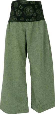 Guru-Shop Relaxhose Weite Marlenehose, Wellnesshose, Yogahose,