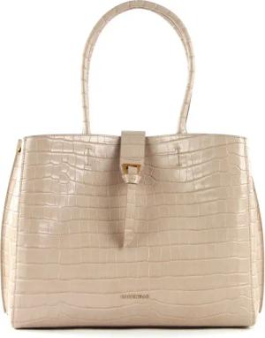 COCCINELLE Schultertasche Alba Croco Shiny Soft
